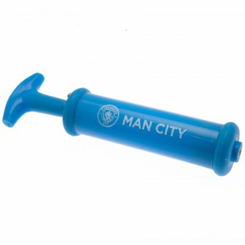 Manchester City foci szett water bottle - hand pump - size 5 ball