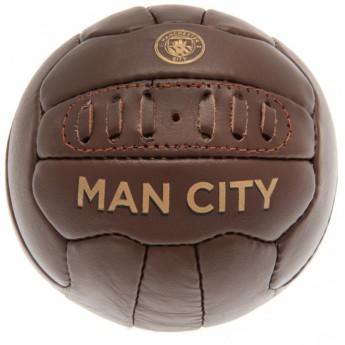 Manchester City mini focilabda Retro Heritage Mini Ball - size 1
