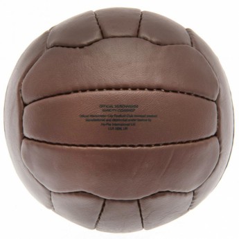 Manchester City mini focilabda Retro Heritage Mini Ball - size 1