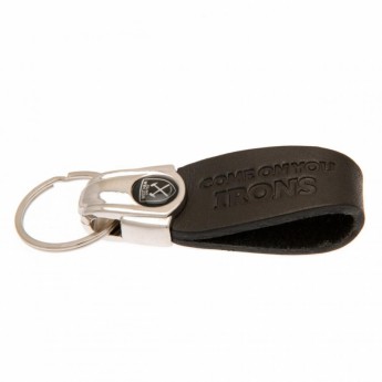 West Ham United kulcstartó Italian Leather Keyring
