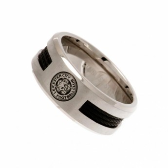 Leicester City gyűrű Black Inlay Ring Large