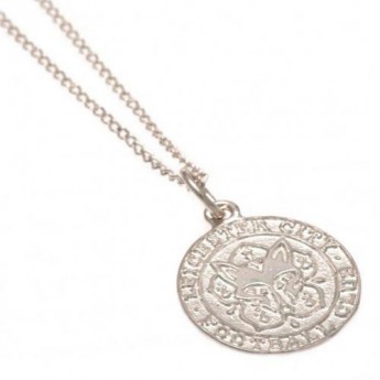 Leicester City nyaklánc medállal Sterling Silver Pendant & Chain
