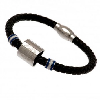 Leicester City bőr karkötő Colour Ring Leather Bracelet