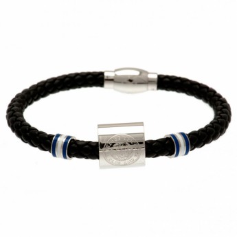 Leicester City bőr karkötő Colour Ring Leather Bracelet
