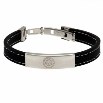 Leicester City szilikon karkötő Stitched Silicone Bracelet BK