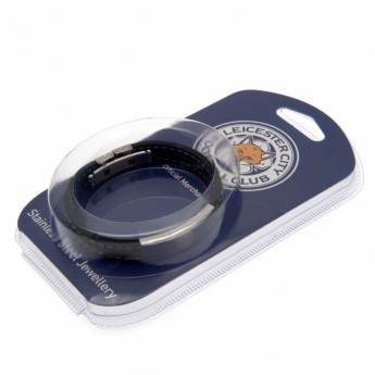 Leicester City szilikon karkötő Stitched Silicone Bracelet BK