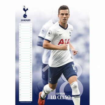 Tottenham naptár 2020 Team A3