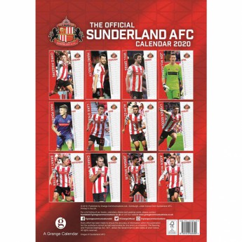 Sunderland naptár 2020 Team A3