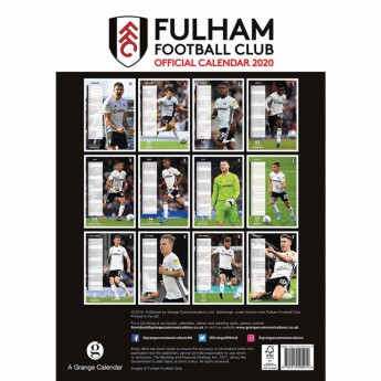 Fulham naptár 2020 Team A3