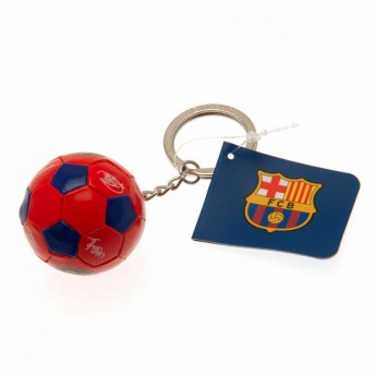FC Barcelona függő Football Keyring Signature