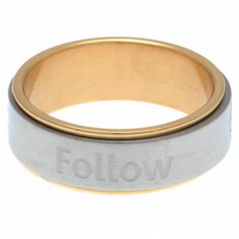 FC Rangers gyűrű Bi Colour Spinner Ring Medium