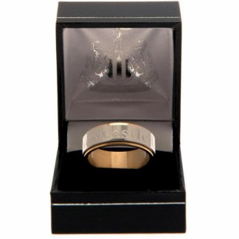 Newcastle United gyűrű Bi Colour Spinner Ring Large