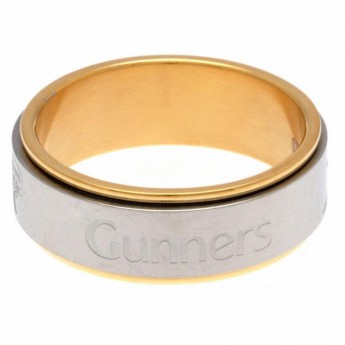 FC Arsenal gyűrű Bi Colour Spinner Ring Medium