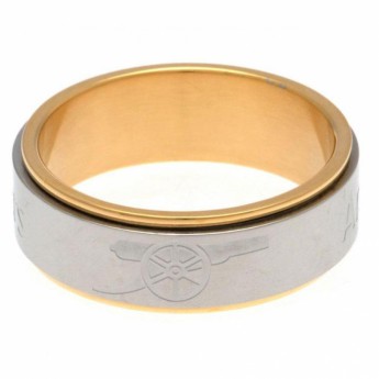 FC Arsenal gyűrű Bi Colour Spinner Ring Medium