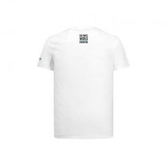 Mercedes AMG Petronas férfi póló Champions Lewis Hamilton white F1 Team 2019