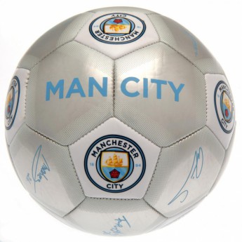 Manchester City futball labda Football Signature SV - size 5