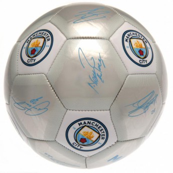 Manchester City futball labda Football Signature SV - size 5