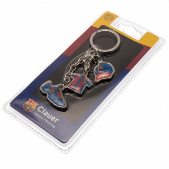 FC Barcelona kulcstartó 3 Charm Keyring