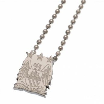 Manchester City nyaklánc medállal Stainless Steel Pendant & Chain EC