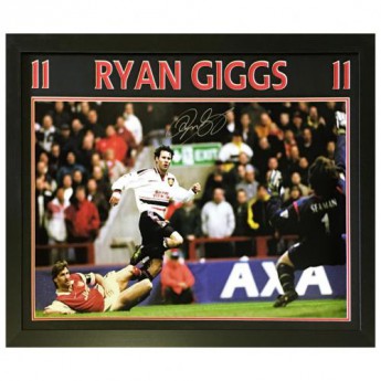 Legendák kép keretben Manchester United FC Giggs Signed Framed Print