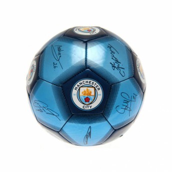 Manchester City mini focilabda Skill Ball Signature - size 1