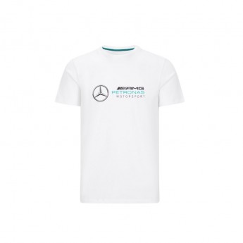 Mercedes AMG Petronas férfi póló logo white F1 Team 2020