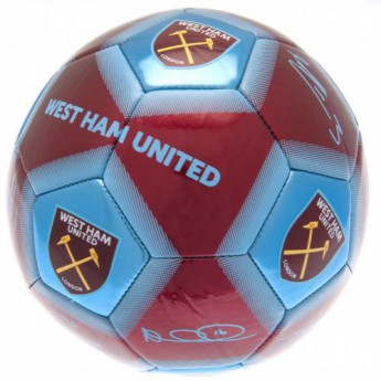 West Ham United futball labda Football Signature WHM - size 5
