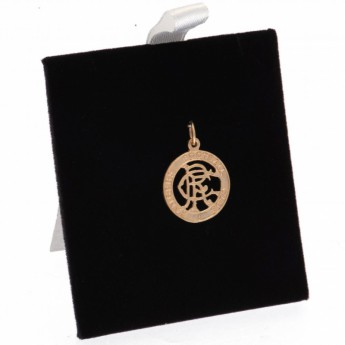 FC Rangers arany medál 9ct Gold Pendant Round Crest