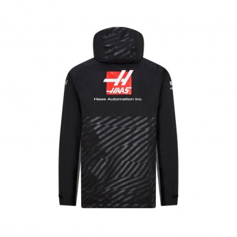 Haas F1 férfi kapucnis kabát rain black F1 Team 2020