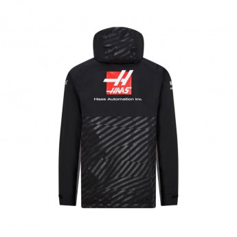 Haas F1 férfi kapucnis kabát rain black F1 Team 2020