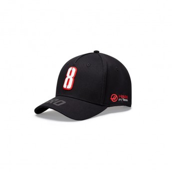 Haas F1 baseball sapka Grosjean black F1 Team 2020