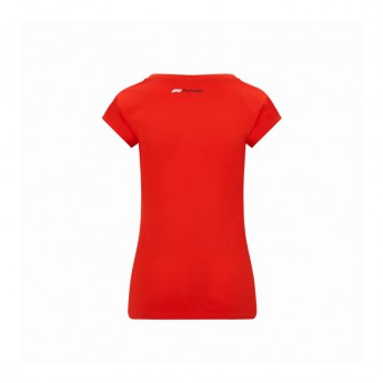 Forma 1 női póló logo red 2020
