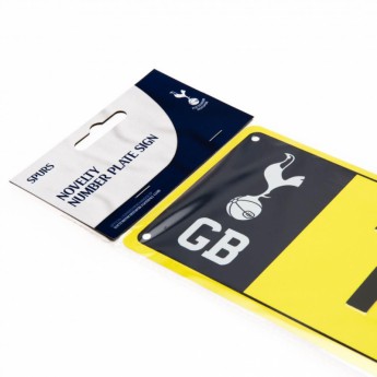 Tottenham pléh tábla Number Plate Sign