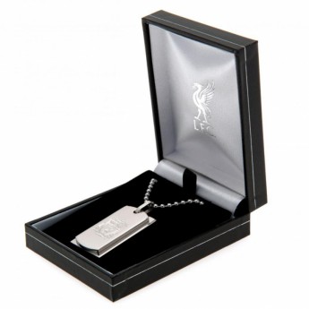 FC Liverpool nyaklánc dögcédulával Double Dog Tag & Chain