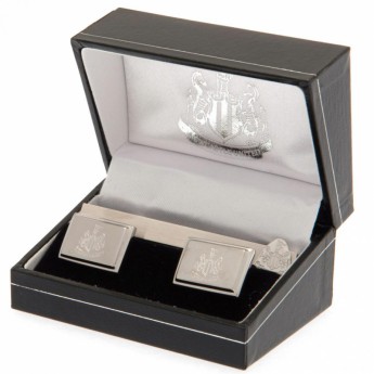Newcastle United manzsettagomb készlet Tie Slide Cufflink Set