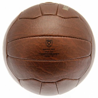 West Ham United futball labda Faux Leather - size 5