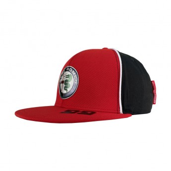 Alfa Romeo Racing baseball flat sapka Giovinazzi brim redblack F1 Team 2020