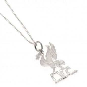 FC Liverpool nyaklánc medállal Sterling Silver Pendant & Chain LB