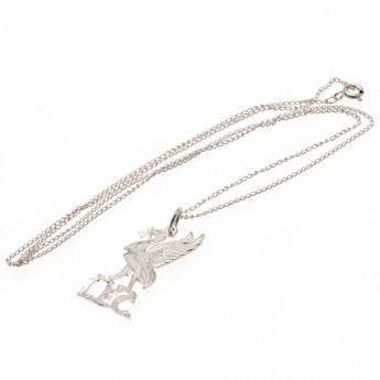 FC Liverpool nyaklánc medállal Sterling Silver Pendant & Chain LB