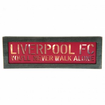 FC Liverpool fali tábla Light Up Wooden