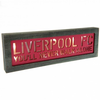FC Liverpool fali tábla Light Up Wooden