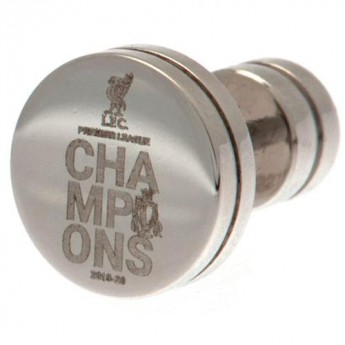 FC Liverpool fülbevaló Premier League Champions Stainless Steel Stud Earring