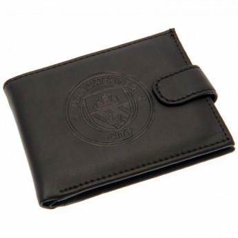 Manchester City bőr pénztárca Anti Fraud Wallet