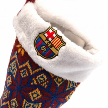 FC Barcelona karácsonyi harisnya Ugly Knit Christmas Stocking