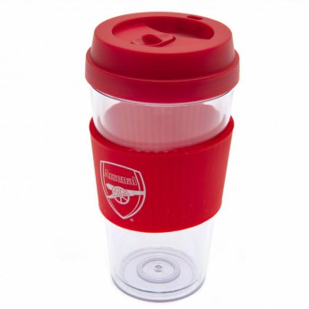 FC Arsenal utazó bögre Clear Grip Travel Mug