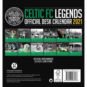 FC Celtic asztali naptár 2021