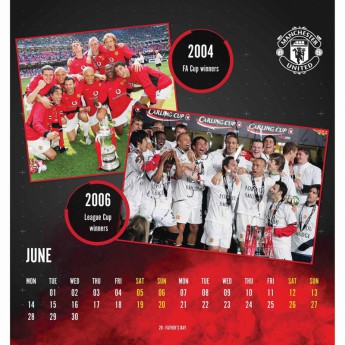 Manchester United asztali naptár 2021