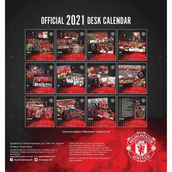 Manchester United asztali naptár 2021
