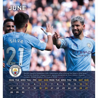 Manchester City asztali naptár 2021