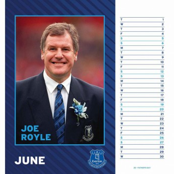 FC Everton asztali naptár 2021